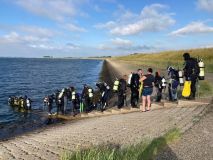 File om te water te gaan ...