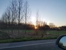 Prachtige zonsopkomst... 't wordt een mooie dag